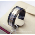 Fashion Blank Titanium Stainless Steel Band Ring For Men